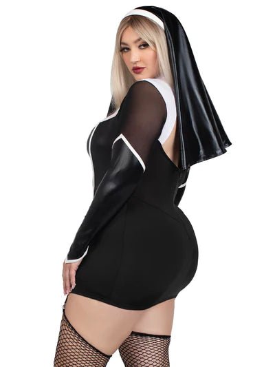 Plus Size Holy Hottie Nun Costume - 1XL - 2XL Costume for women Vacation Outfits Birthday Dresses Going Out Looks