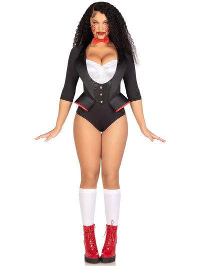 Pretty Puppet Costume Women's Sexy Horror Puppet Halloween Outfit - Black Costume for women Vacation Outfits Birthday Dresses Going Out Looks