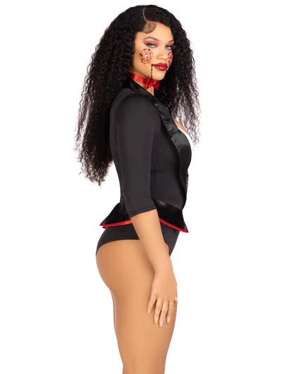 Pretty Puppet Costume Women's Sexy Horror Puppet Halloween Outfit - Black Costume for women Vacation Outfits Birthday Dresses Going Out Looks