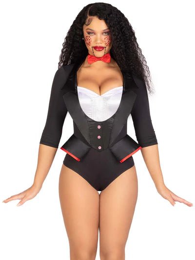 Pretty Puppet Costume Women's Sexy Horror Puppet Halloween Outfit - Black Costume for women Vacation Outfits Birthday Dresses Going Out Looks