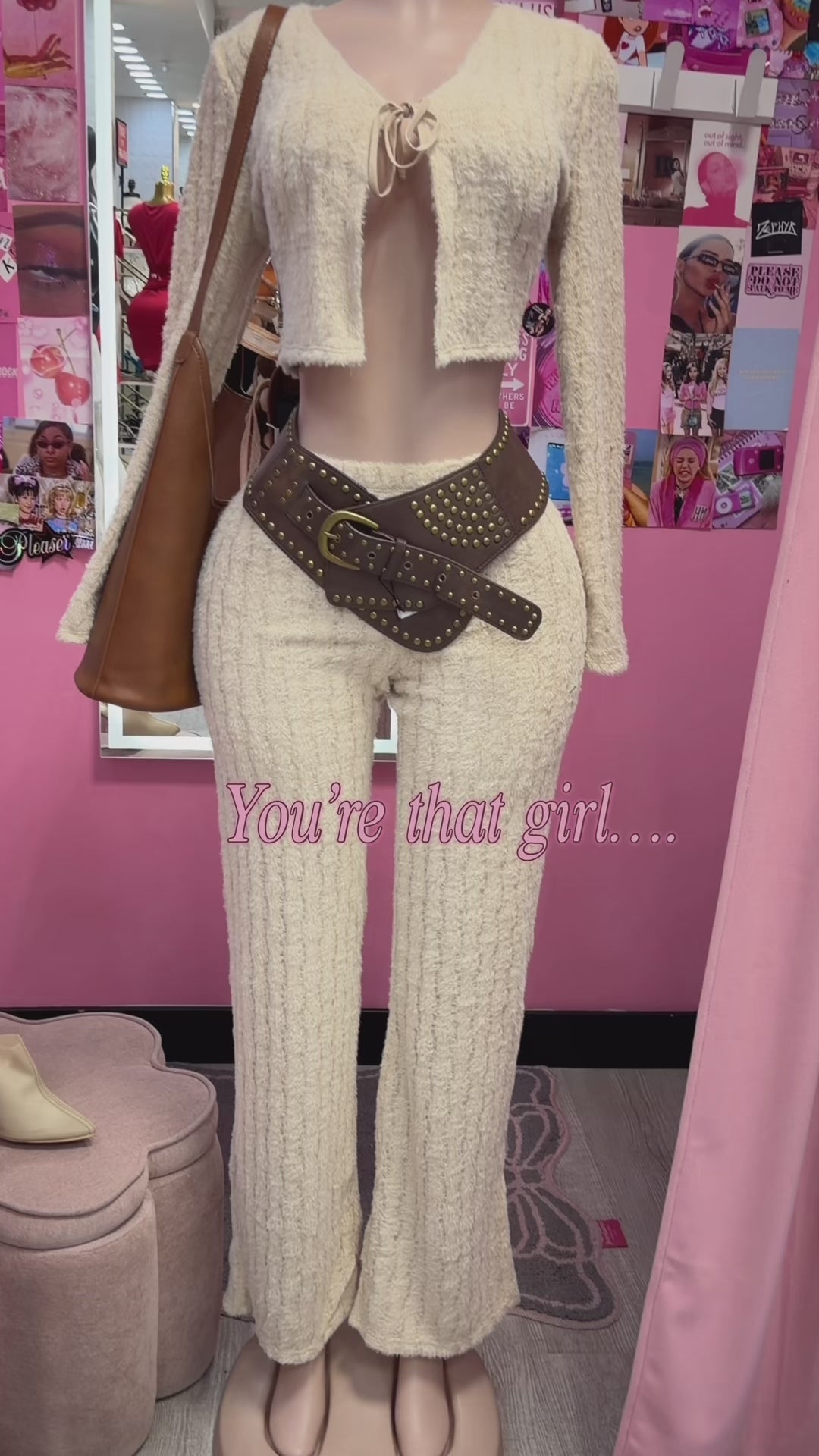video of blaire shops styling outfits 