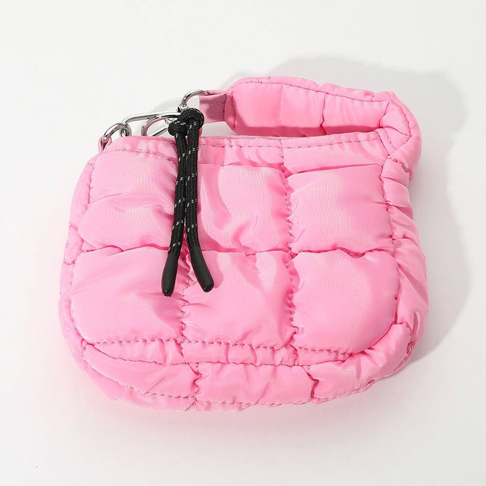 Quilted Puffer Mini Purse Bag Charm - Blaire Shops