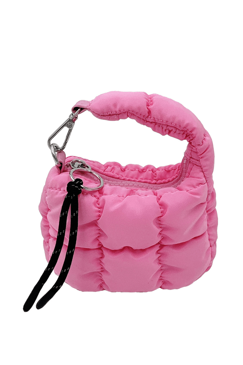 Quilted Puffer Mini Purse Bag Charm - Blaire Shops
