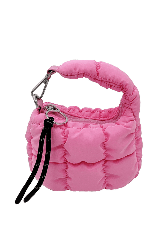 Quilted Puffer Mini Purse Bag Charm - Blaire Shops