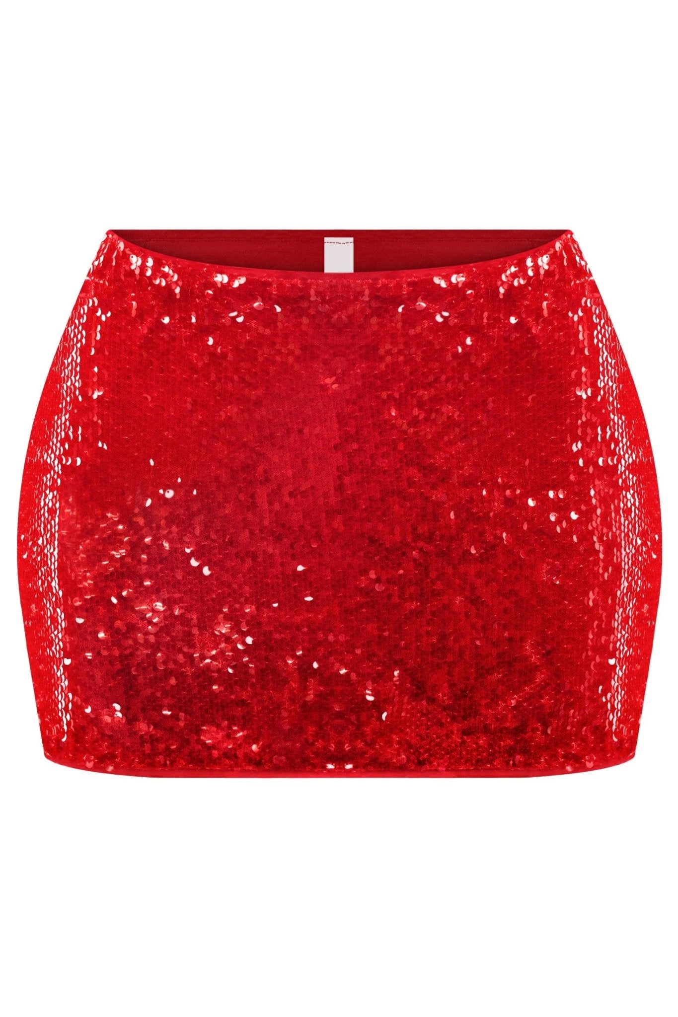 Radiance Sequin Couture Mini Skirt - Red SKIRT for women Vacation Outfits Birthday Dresses Going Out Looks