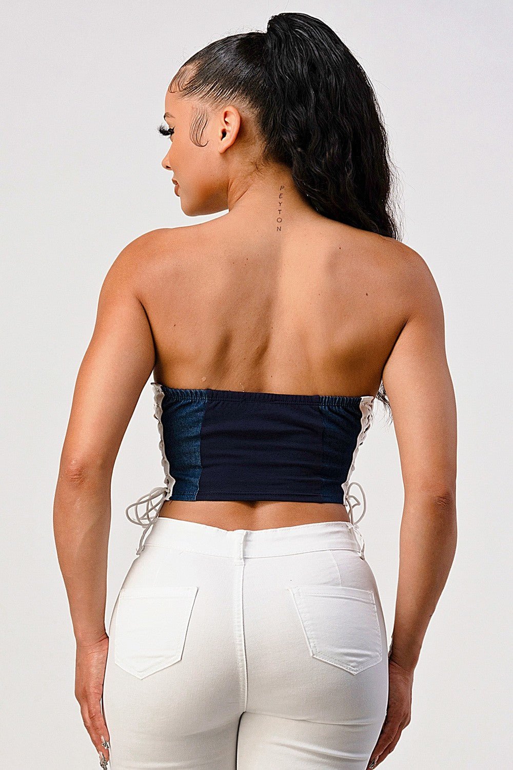 Rock Festival Lace up Corset Top - Blaire Shops