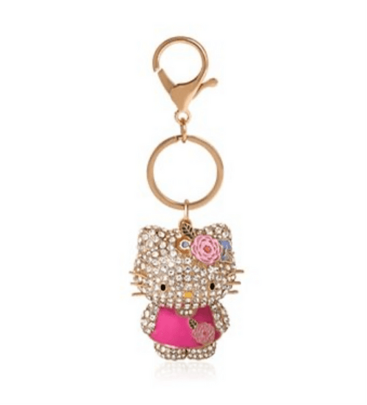 Sanrio Hello Kitty Bling 3D Bag Charm Keychain - Blaire Shops