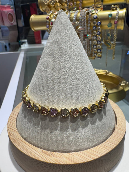 Shade of Your Heart 18K Gold Plated Bracelet - Blaire Shops