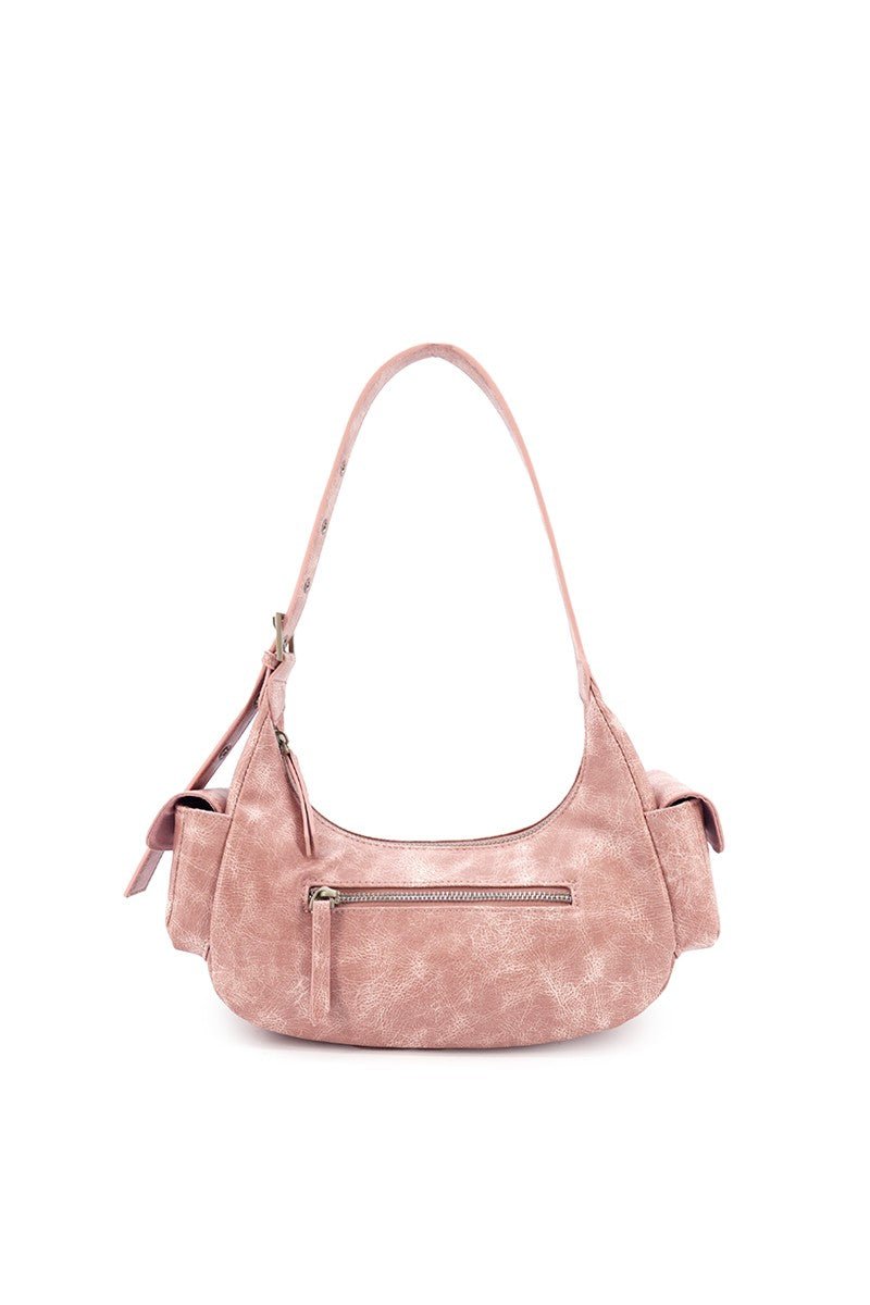 Stormi Utility Y2K Vegan Leather Shoulder Bag - Blaire Shops