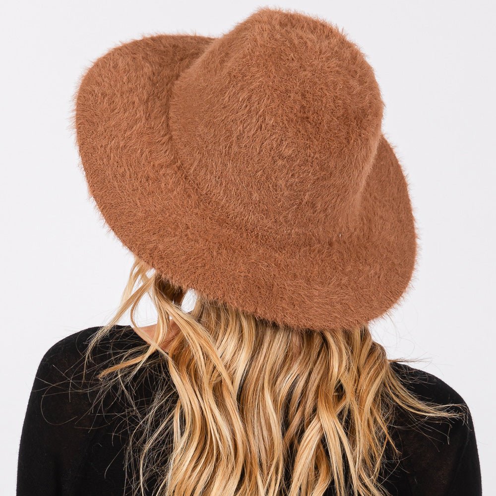 Stylish Fuzzy Fedora Hat – Perfect Fall Accessory for Any Outfit - Blaire Shops