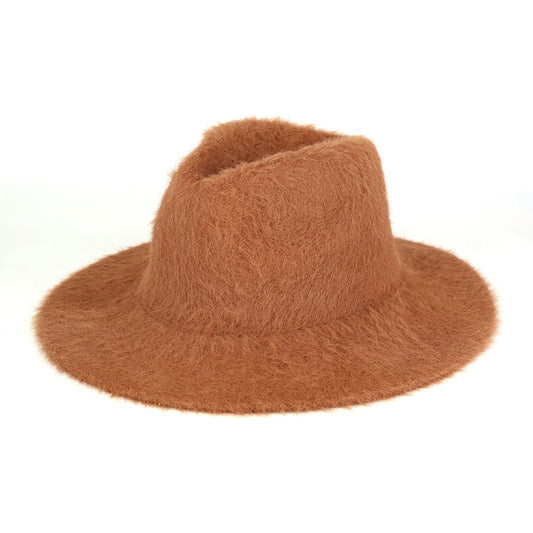 Stylish Fuzzy Fedora Hat – Perfect Fall Accessory for Any Outfit - Blaire Shops