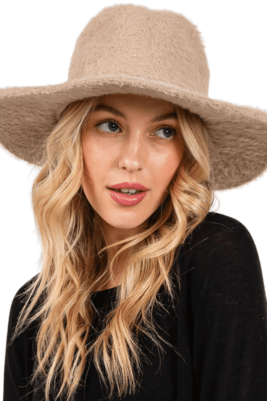 Stylish Fuzzy Fedora Hat – Perfect Fall Accessory for Any Outfit - Blaire Shops