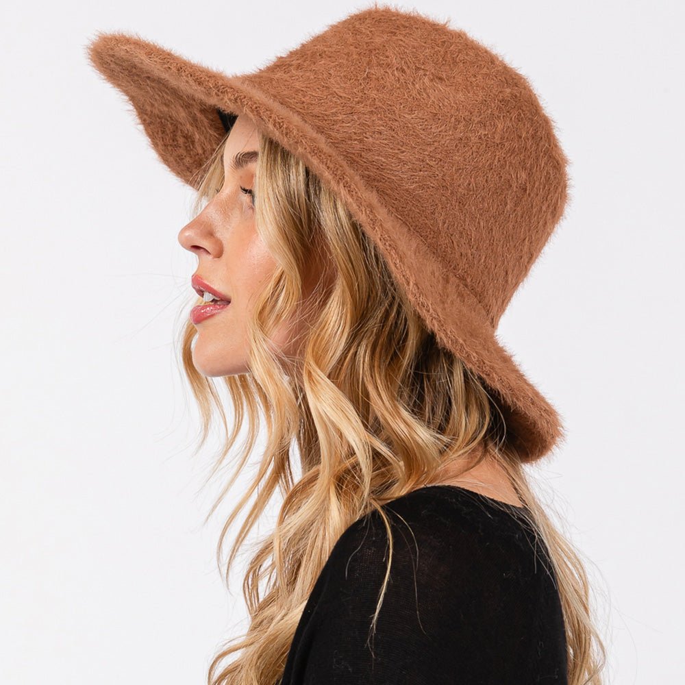 Stylish Fuzzy Fedora Hat – Perfect Fall Accessory for Any Outfit - Blaire Shops