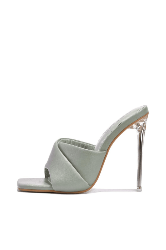 Talulla Clear Stiletto Heels - Grey shoes for women Vacation Outfits Birthday Dresses Going Out Looks