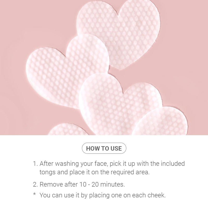 TenZero Hydronic Acid & Niacinamide Heart Serum Pad – Made in Korea - Blaire Shops