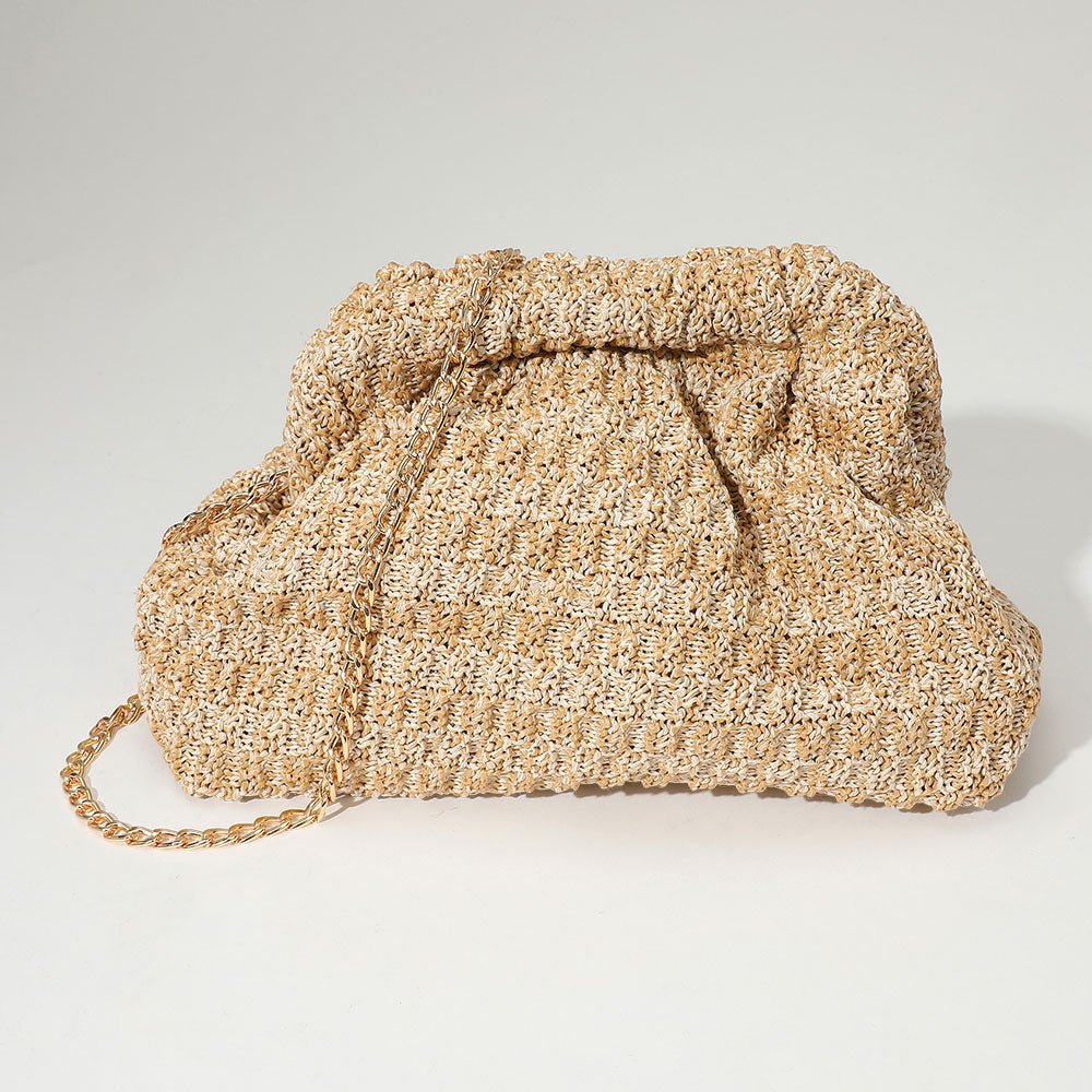 The Capri Coast Raffia Crossbody - Blaire Shops