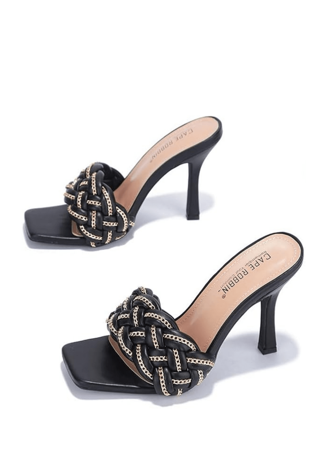 TILIO Square Toe Stiletto Heels - Black SHOES for women Vacation Outfits Birthday Dresses Going Out Looks