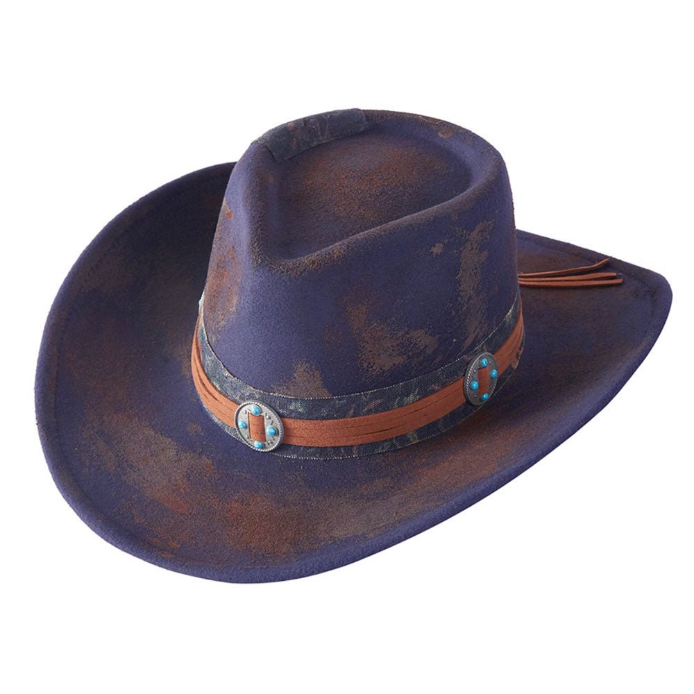 Vintage Distressed Twine Band Rustic Cowgirl Western Hat - Taupe hat for women Vacation Outfits Birthday Dresses Going Out Looks