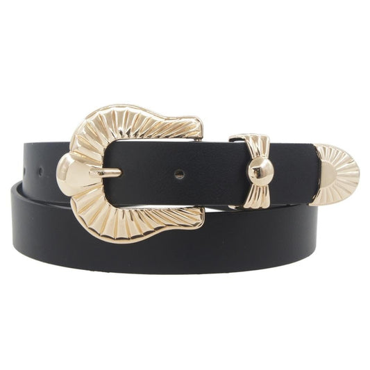WESTERN STYLE BUCKLE BELT - Blaire Shops